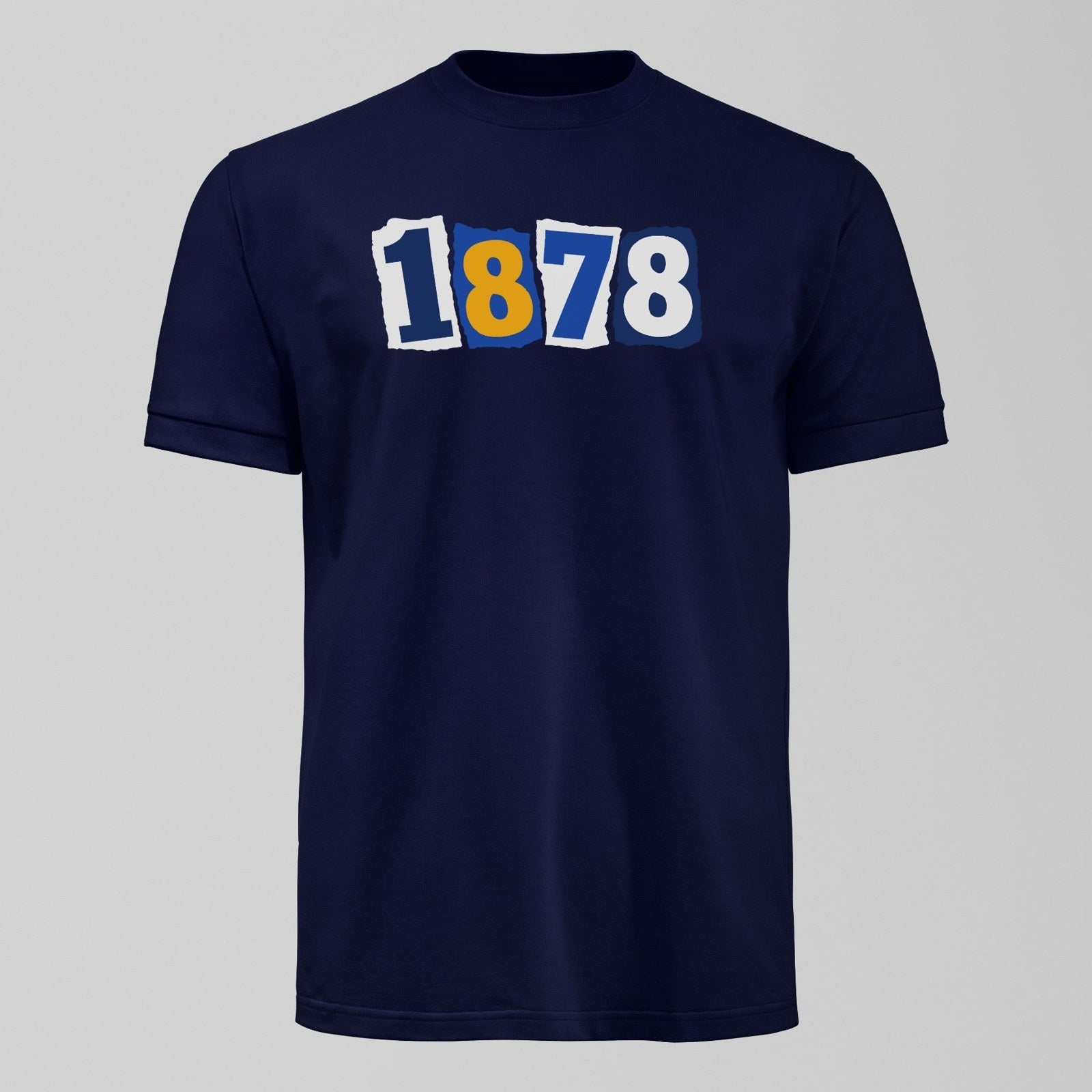 1878 Ripped T-Shirt, alternate view. An Everton fan design by Forever Everton.