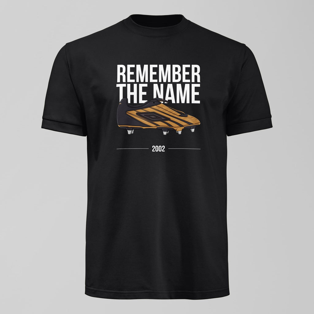 Remember The Name T-Shirt, alternate view. An Everton fan design by Forever Everton.