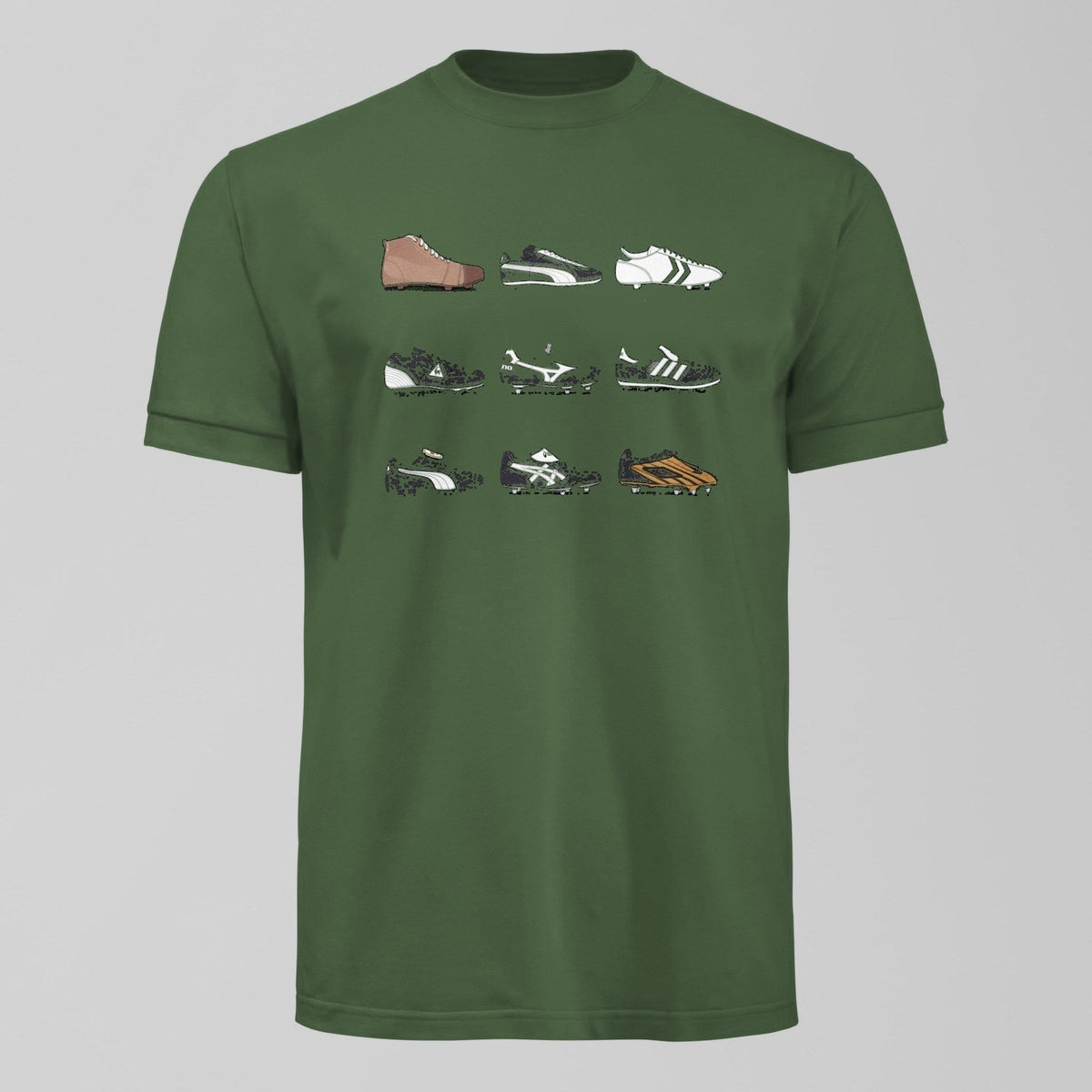 Blue Boots Everton Legends T-Shirt in Green by Forever Everton