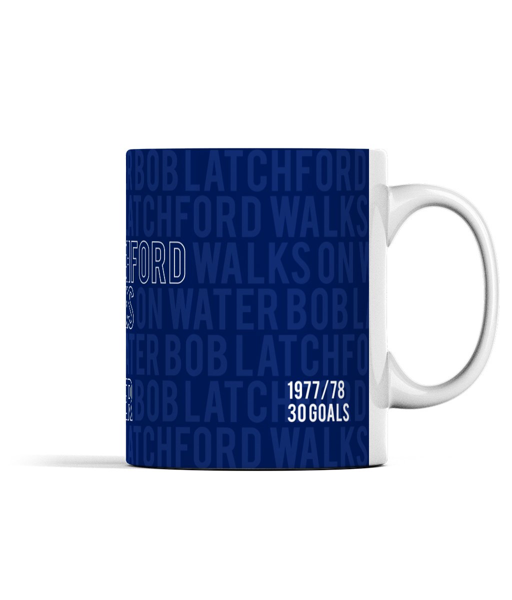 Bob Latchford Walks on Water Everton Mug - Forever Everton