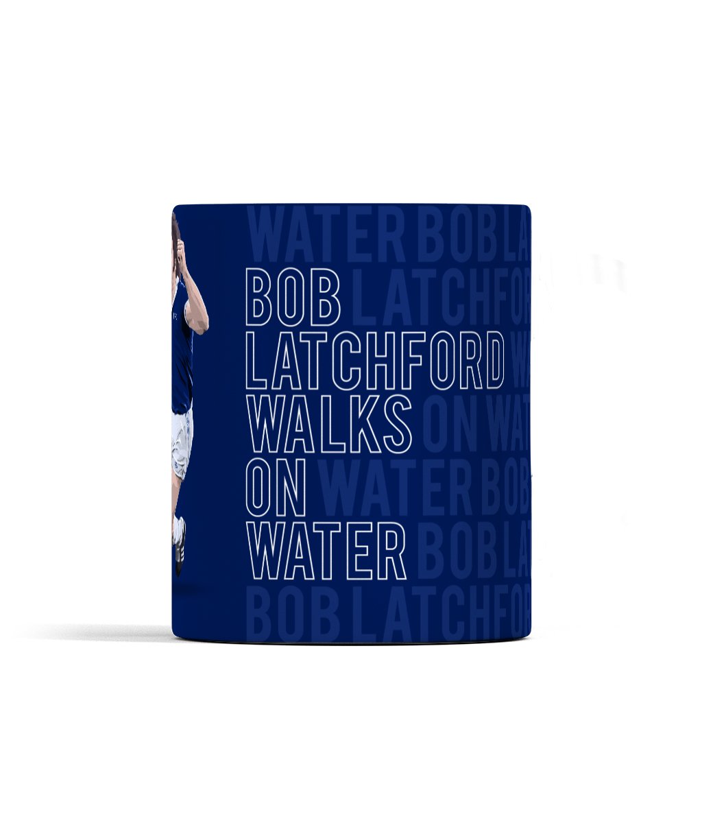 Bob Latchford Walks on Water Everton Mug - Forever Everton