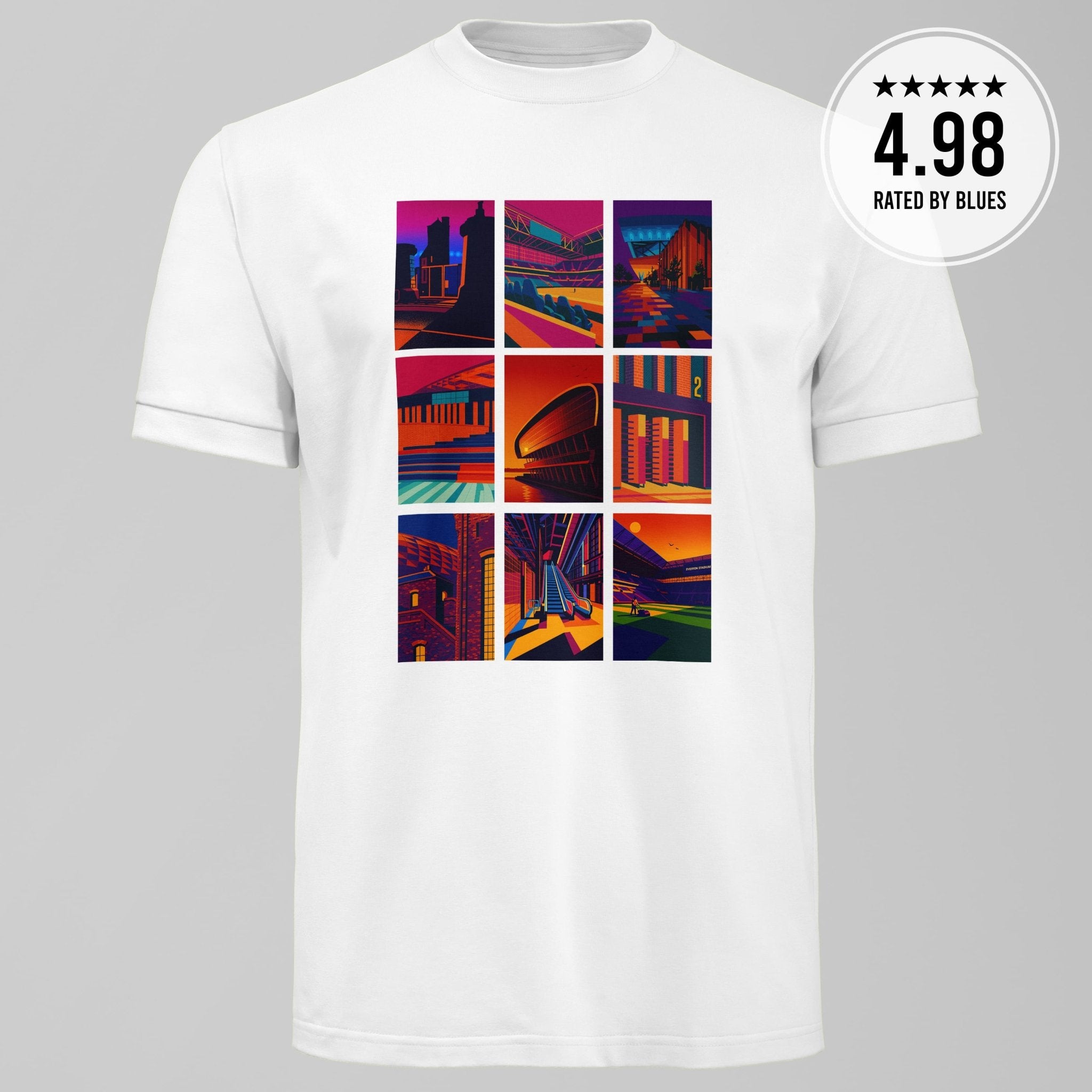 Bramley Moore Abstract Design T-Shirt - Forever Everton