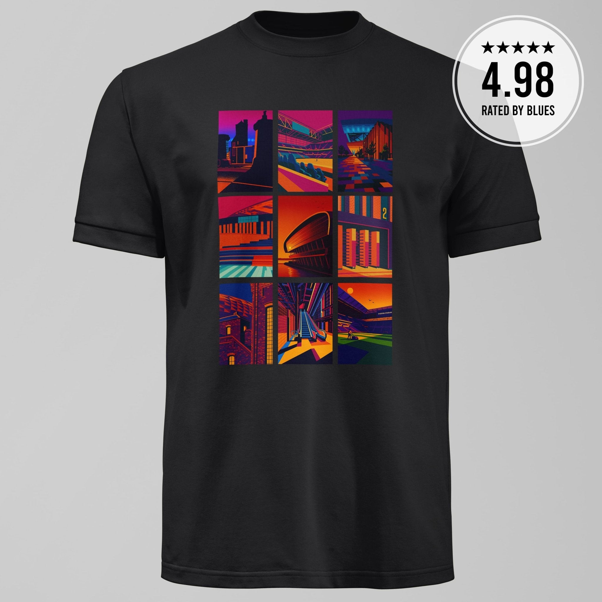Bramley Moore Abstract Design T-Shirt - Forever Everton