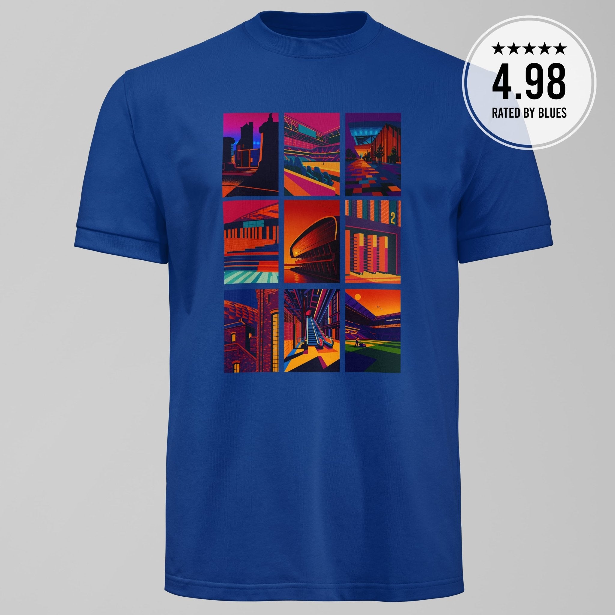 Bramley Moore Abstract Design T-Shirt - Forever Everton