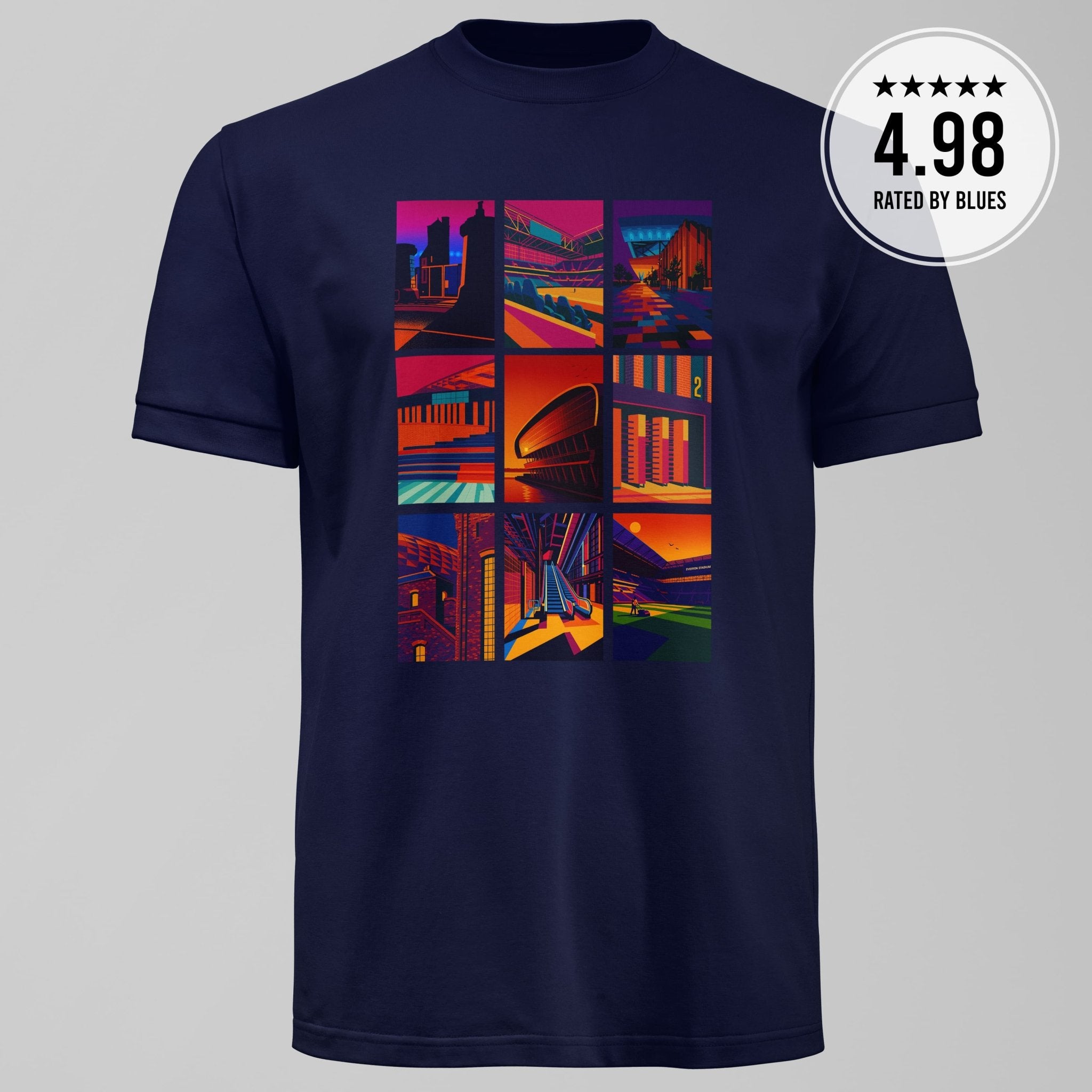 Bramley Moore Abstract Design T-Shirt - Forever Everton