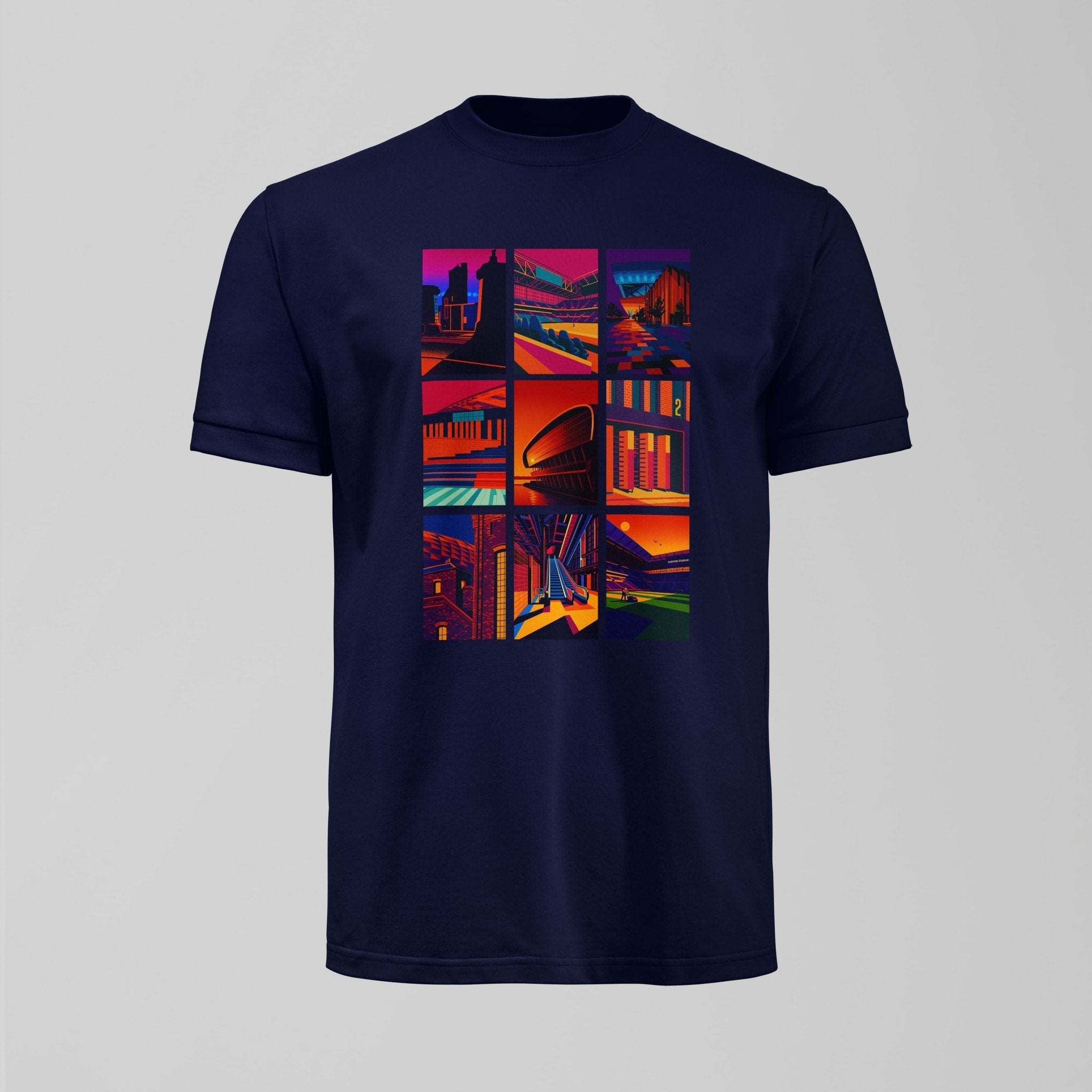 Bramley Moore Abstract Design T-Shirt - Forever Everton