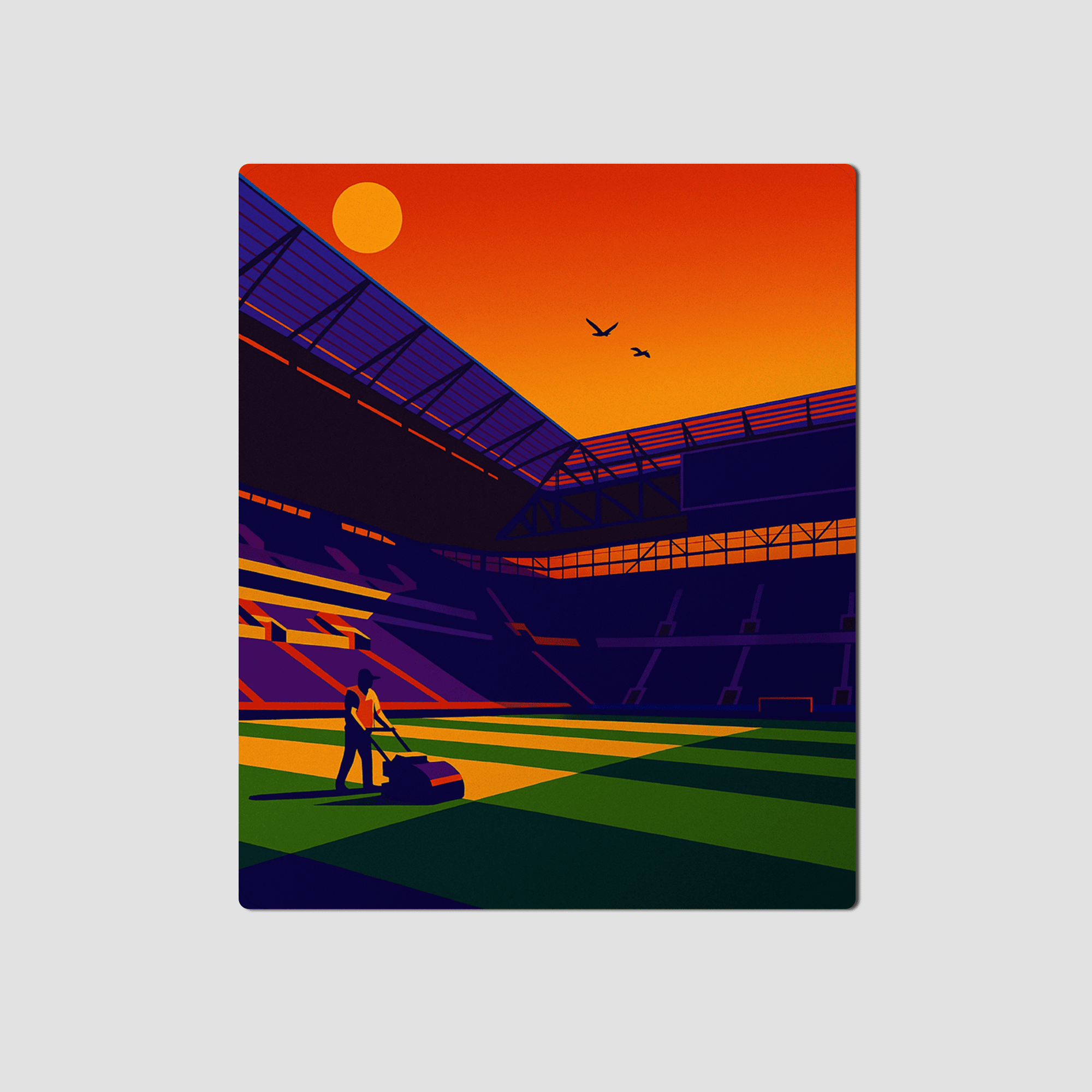 Bramley Moore Abstract Ready for Kick - Off Mouse Mat - Forever Everton