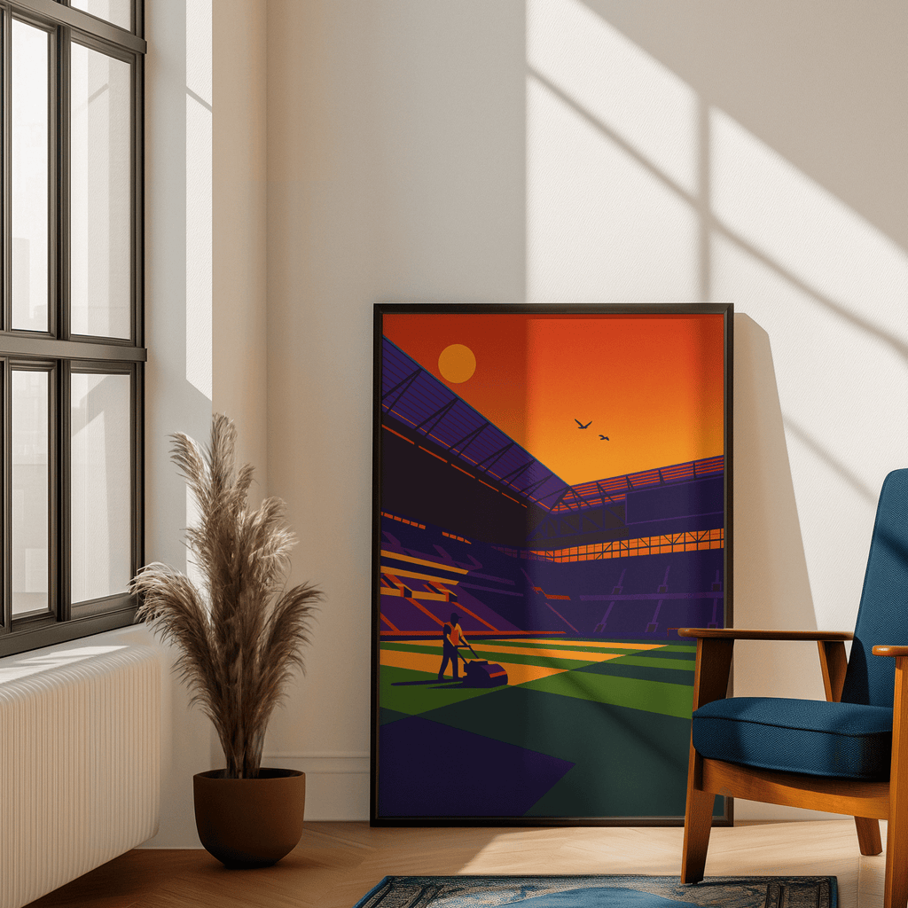 Bramley - Moore Abstract Ready for Kick - Off Print - Forever Everton