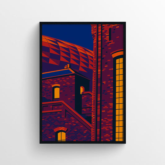 Bramley - Moore Abstract Where Past Meets Future Print - Forever Everton