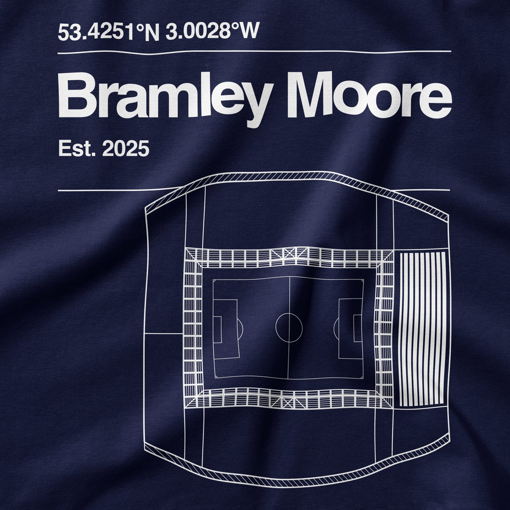 Bramley Moore Blueprint T-Shirt - Forever Everton