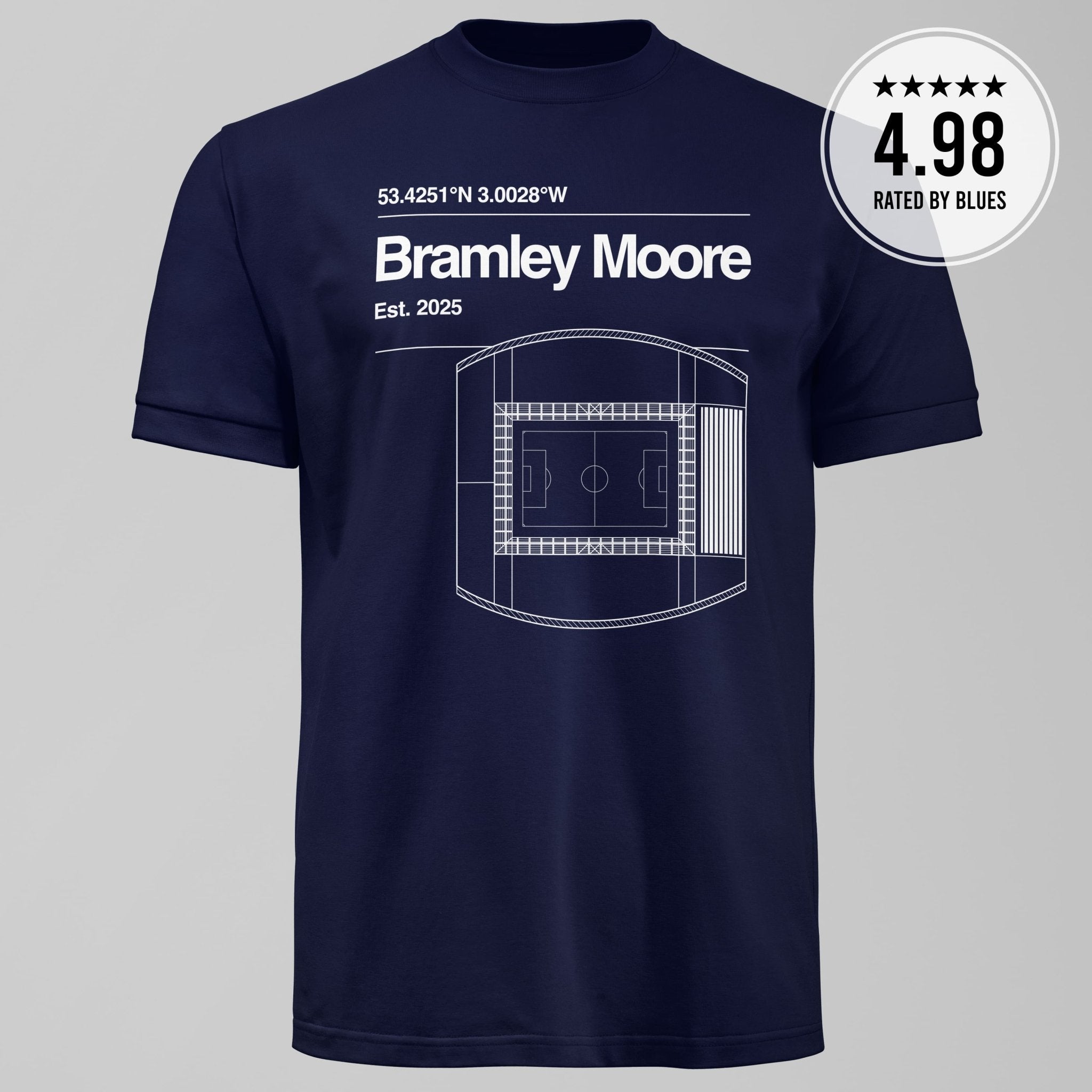 Bramley Moore Blueprint T-Shirt - Forever Everton