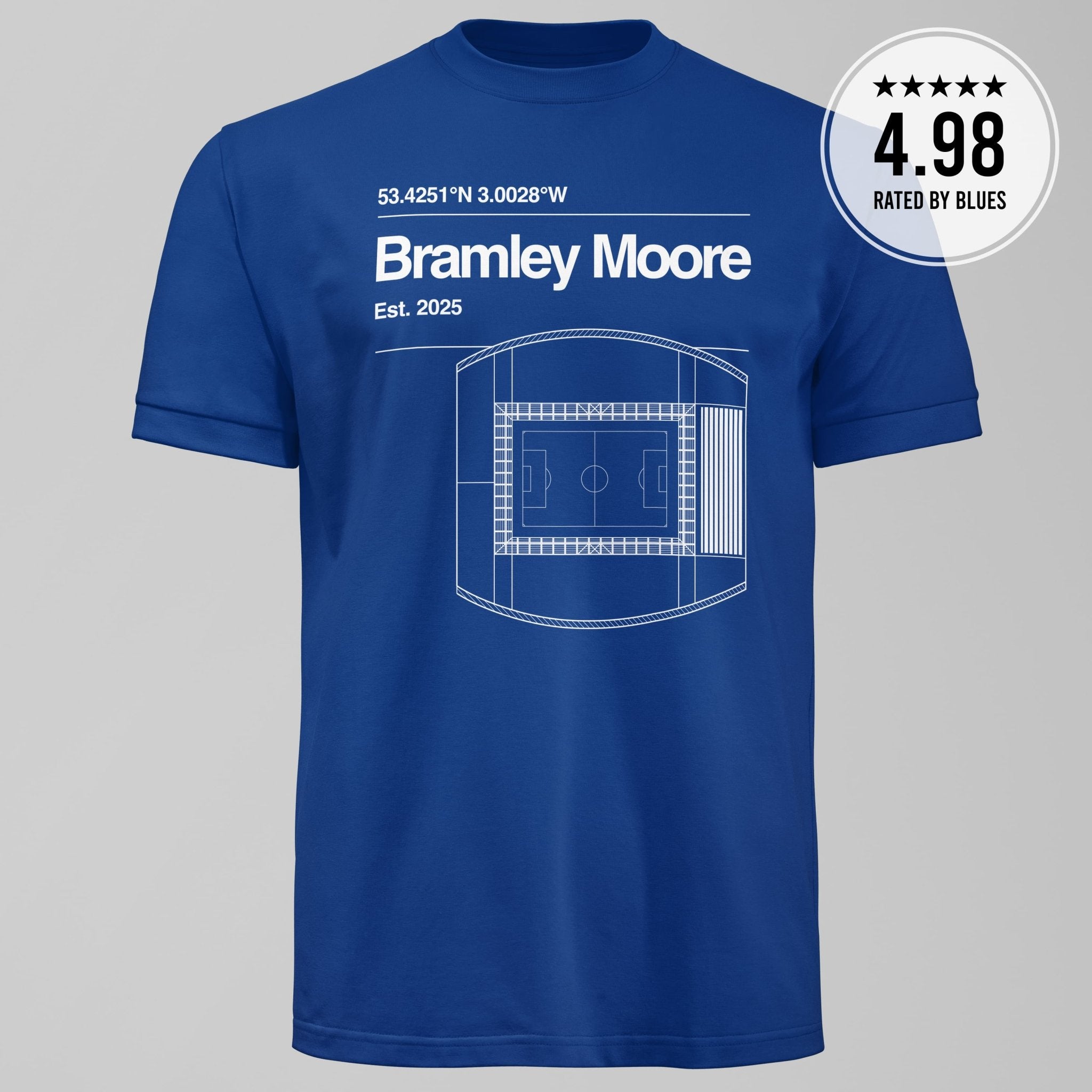 Bramley Moore Blueprint T-Shirt - Forever Everton