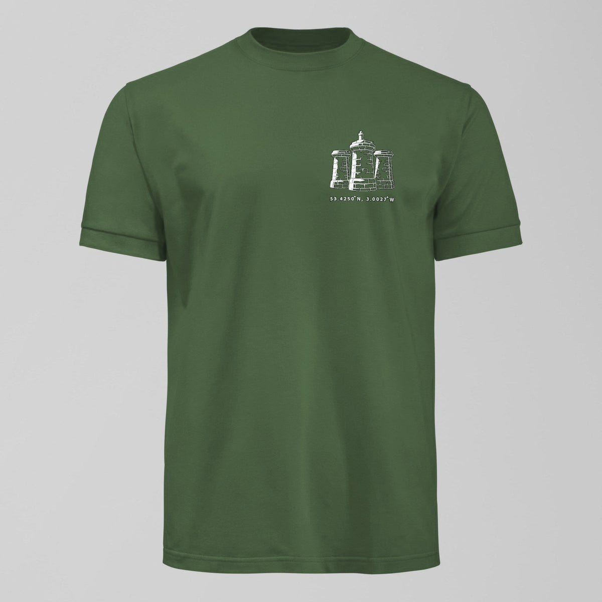 Bramley Moore Gates Small Design T-Shirt in Green by Forever Everton