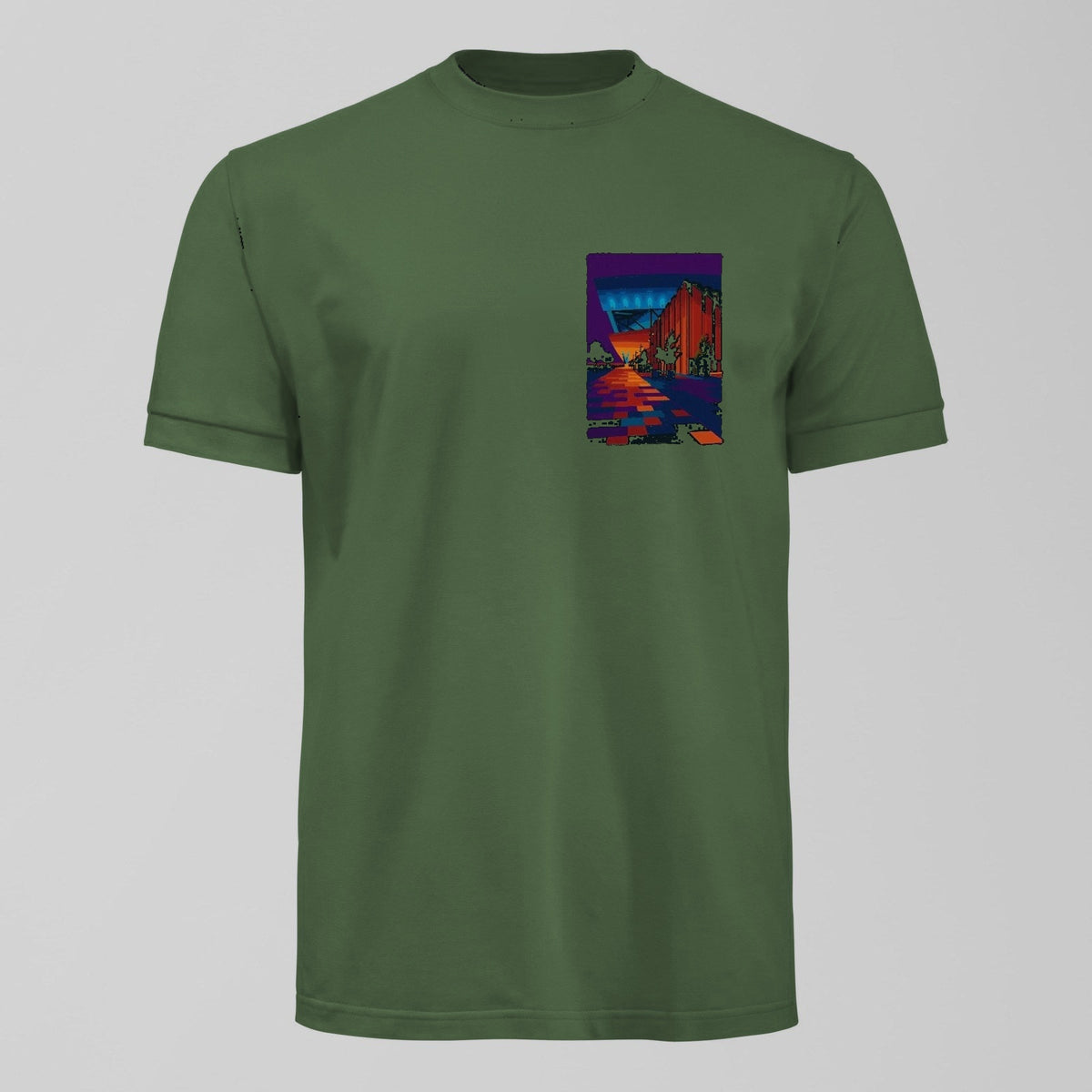 Bramley Moore Matchday Walk T-Shirt in Green by Forever Everton