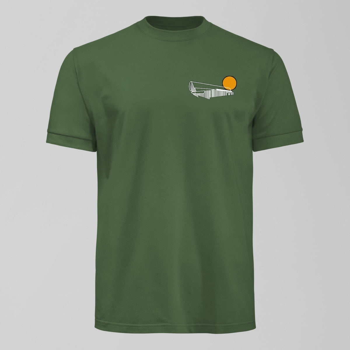 Bramley Moore New Dawn Small Design T-Shirt in Green by Forever Everton