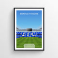 Bramley Moore North Stand - Everton Print - Forever Everton