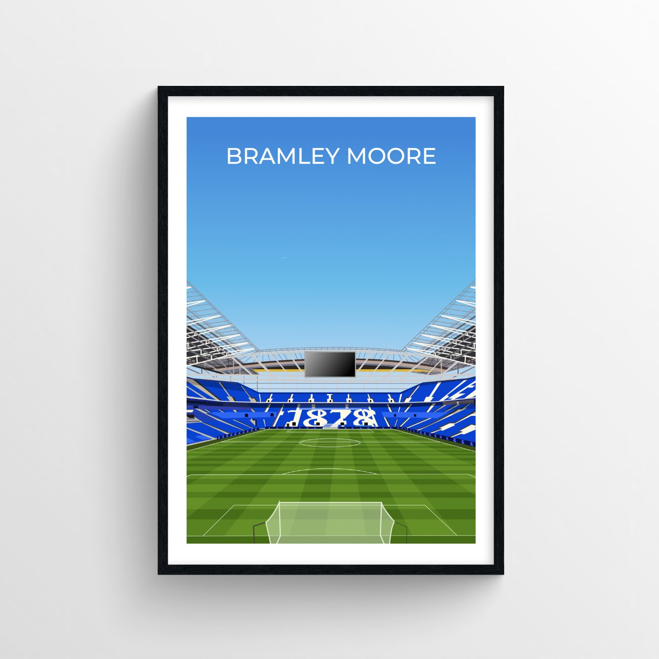 Bramley Moore South Stand - Everton Print - Forever Everton