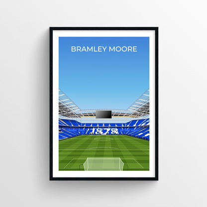 Bramley Moore South Stand - Everton Print - Forever Everton