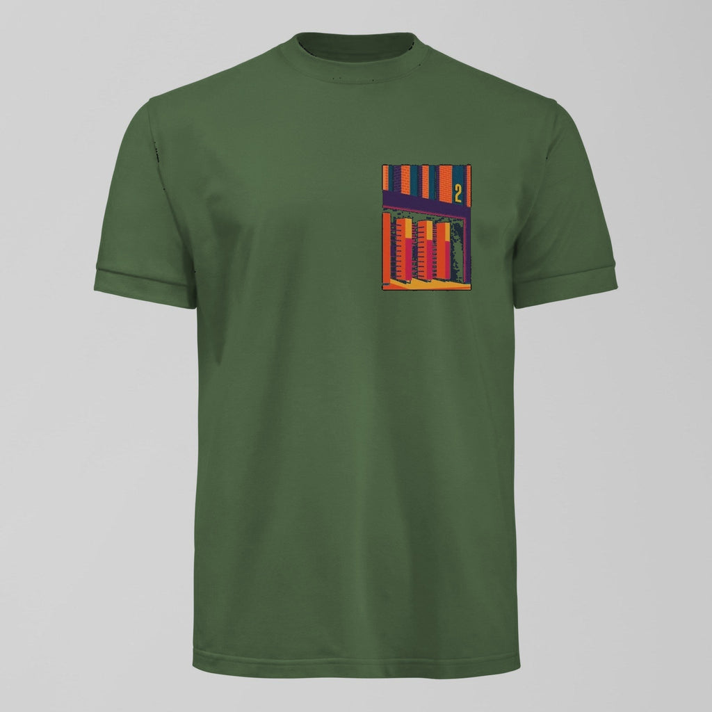 Bramley Moore Turnstiles T-Shirt in Green by Forever Everton