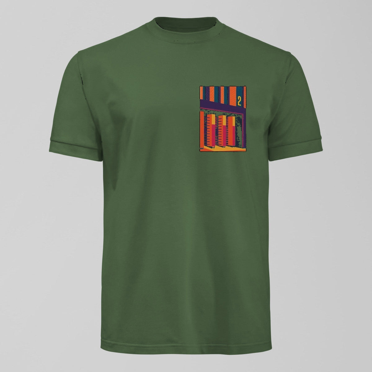 Bramley Moore Turnstiles T-Shirt in Green by Forever Everton