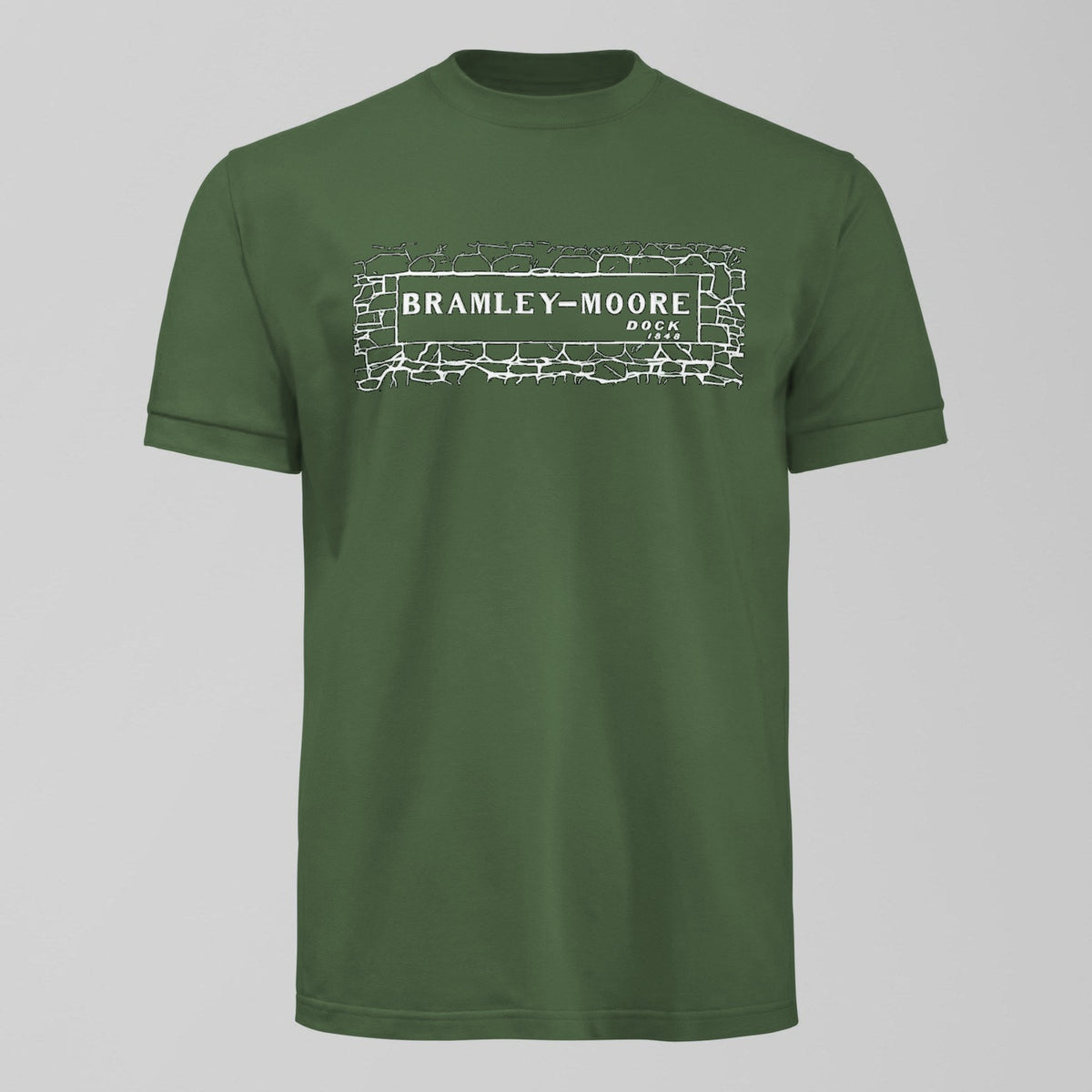 Bramley Moore Wall T-Shirt in Green by Forever Everton