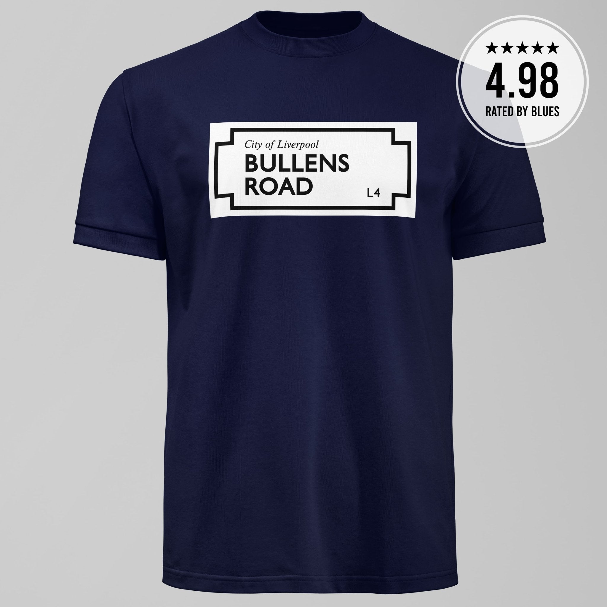 Bullens Road Street Sign T-Shirt - Forever Everton