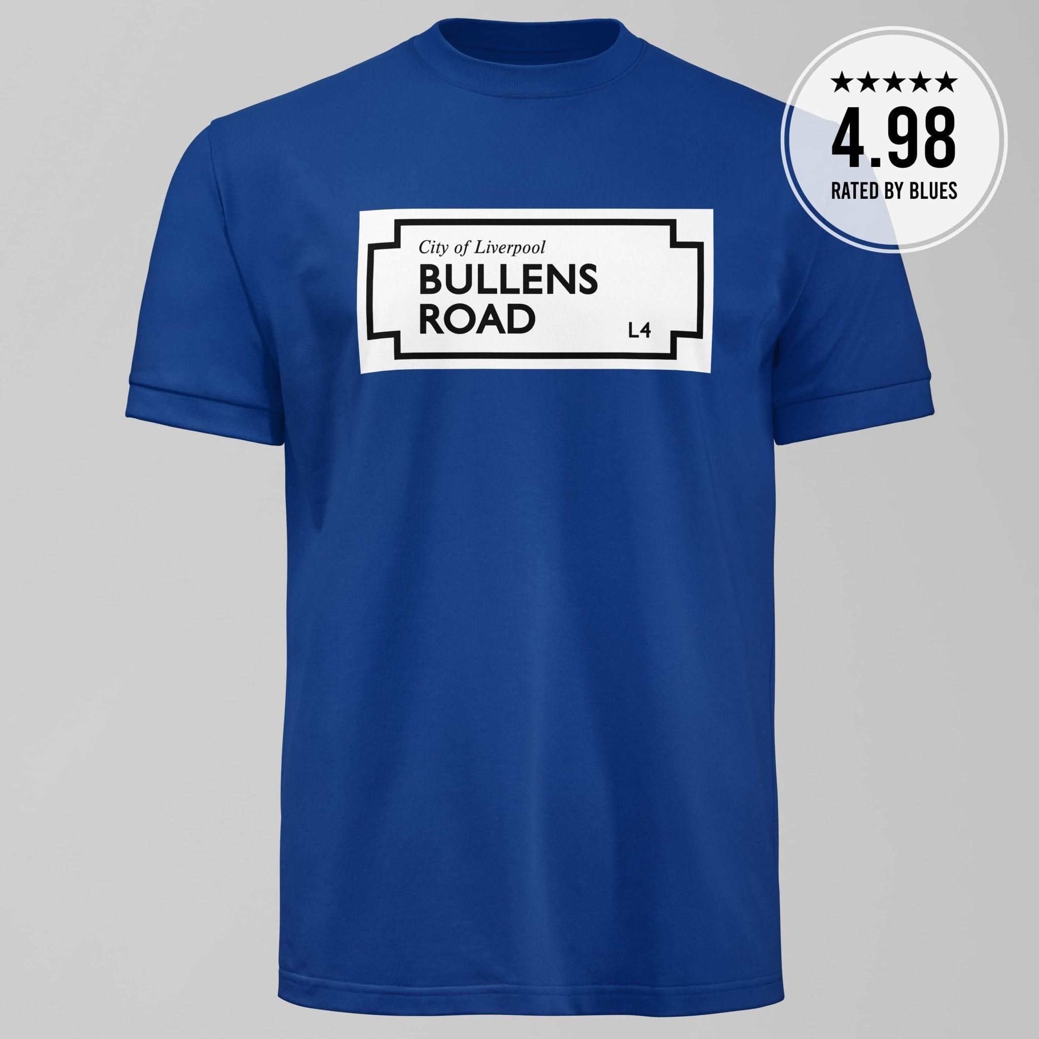 Bullens Road Street Sign T-Shirt - Forever Everton
