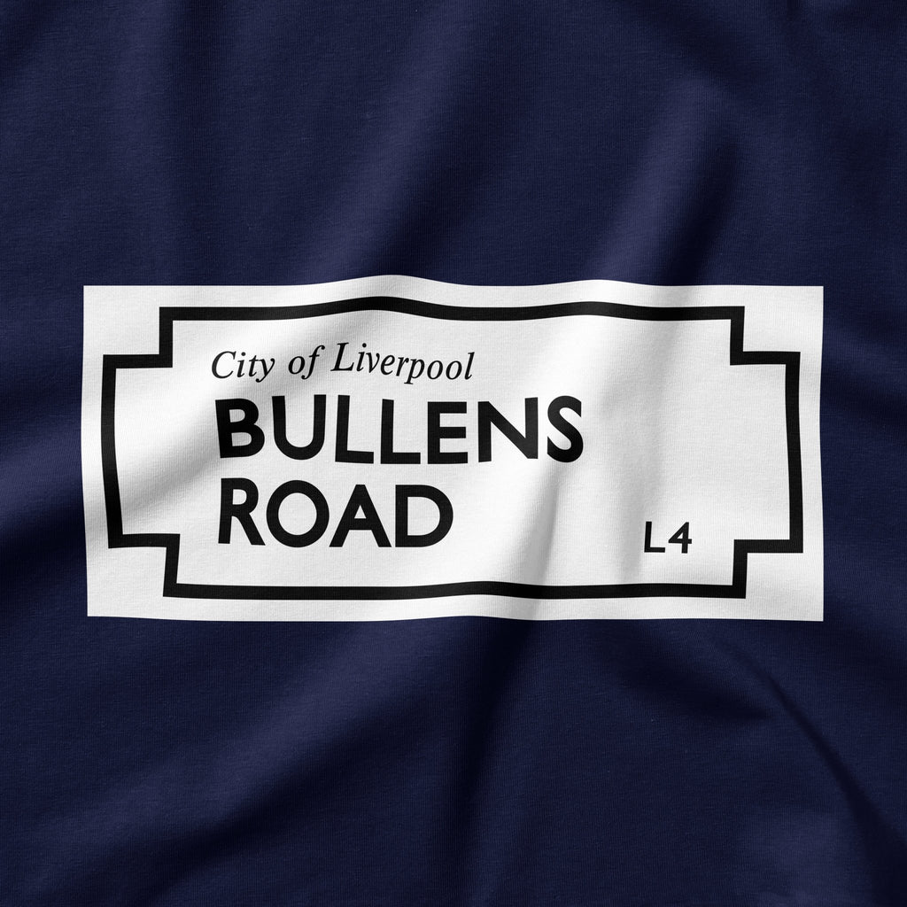 Bullens Road Street Sign T-Shirt - Forever Everton