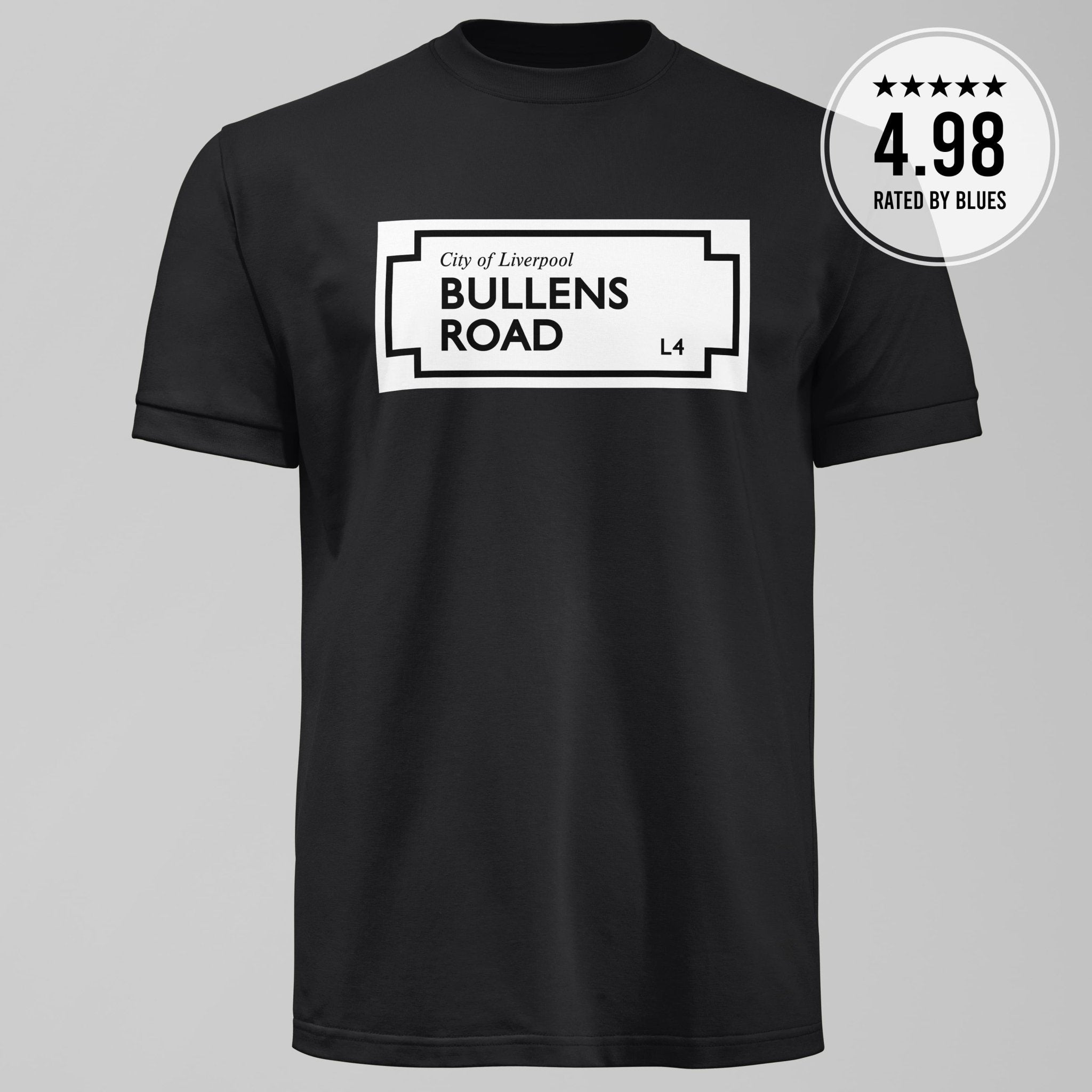 Bullens Road Street Sign T-Shirt - Forever Everton