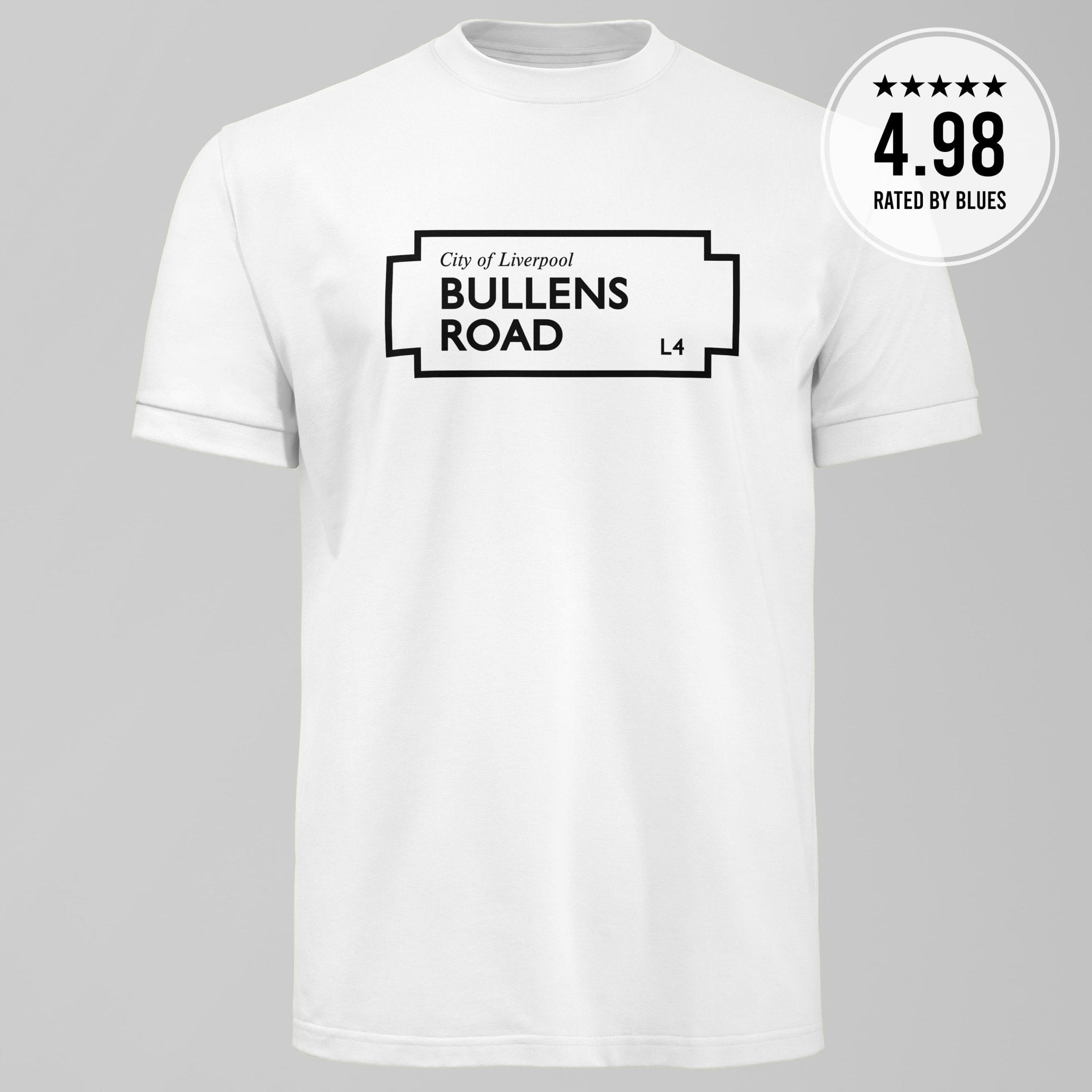 Bullens Road Street Sign T-Shirt - Forever Everton