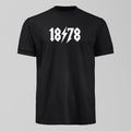 1878 Rock T-Shirt, alternate view. An Everton fan design by Forever Everton.