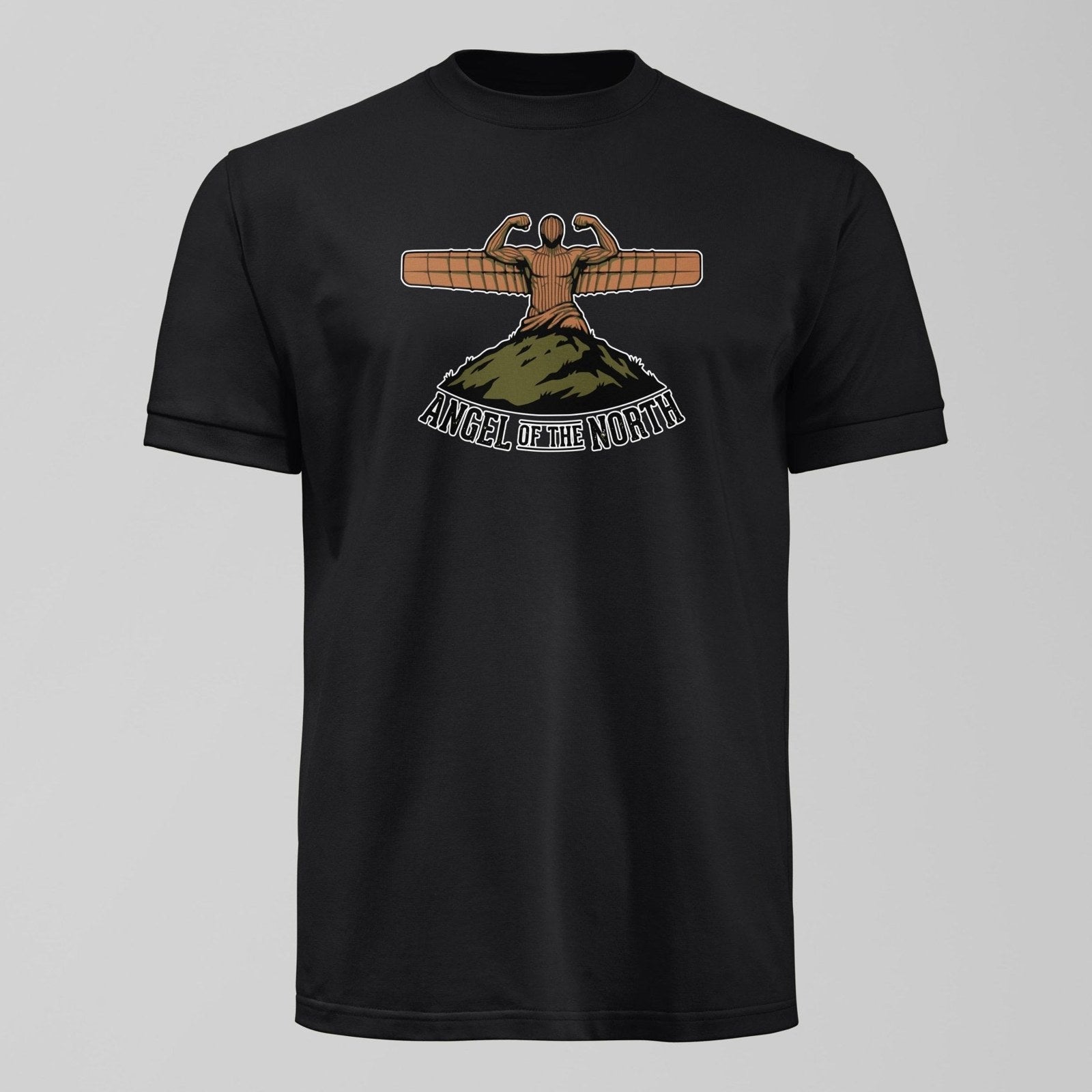 Angel of the North T-Shirt, alternate view. An Everton fan design by Forever Everton.