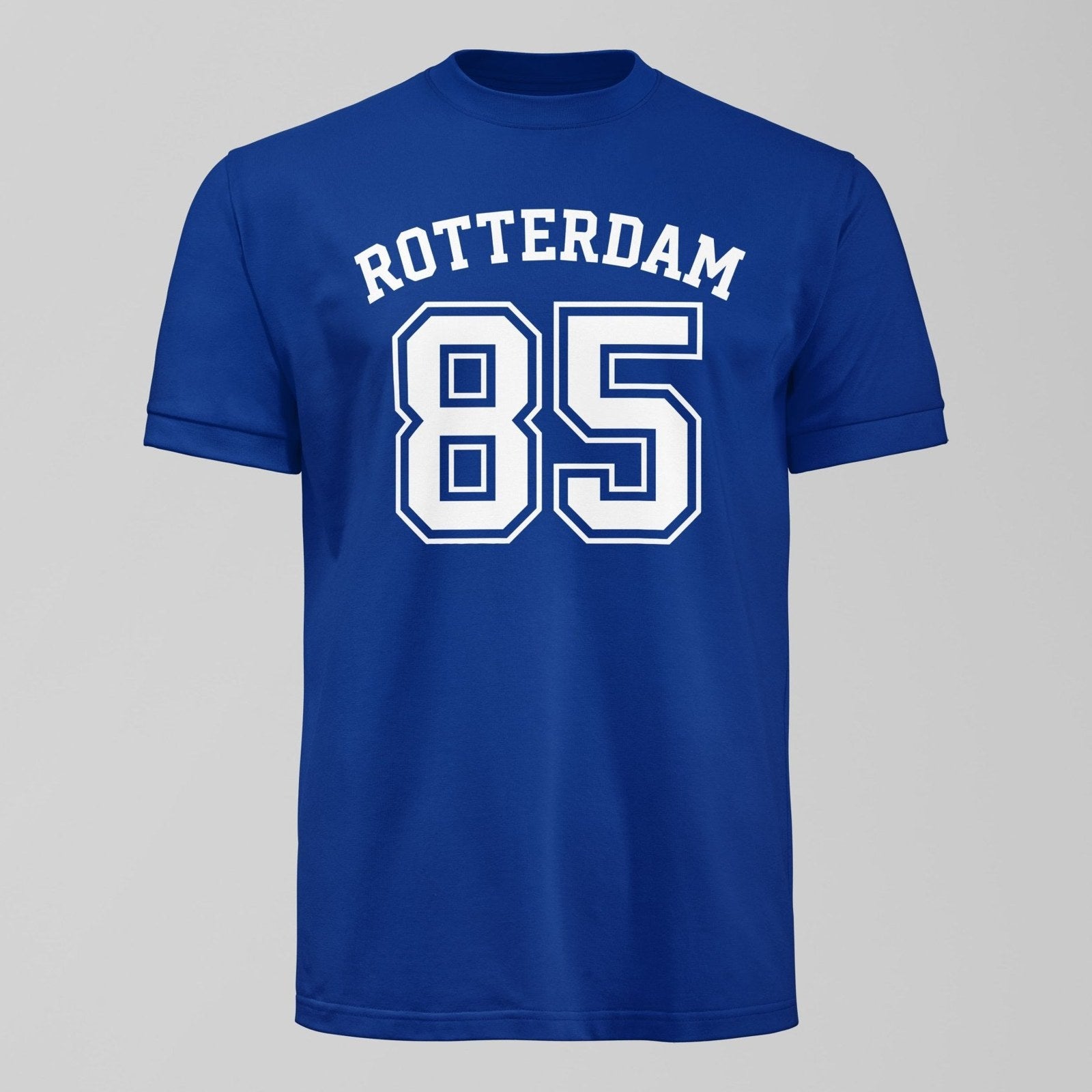 Rotterdam 85 T-Shirt, alternate view. An Everton fan design by Forever Everton.