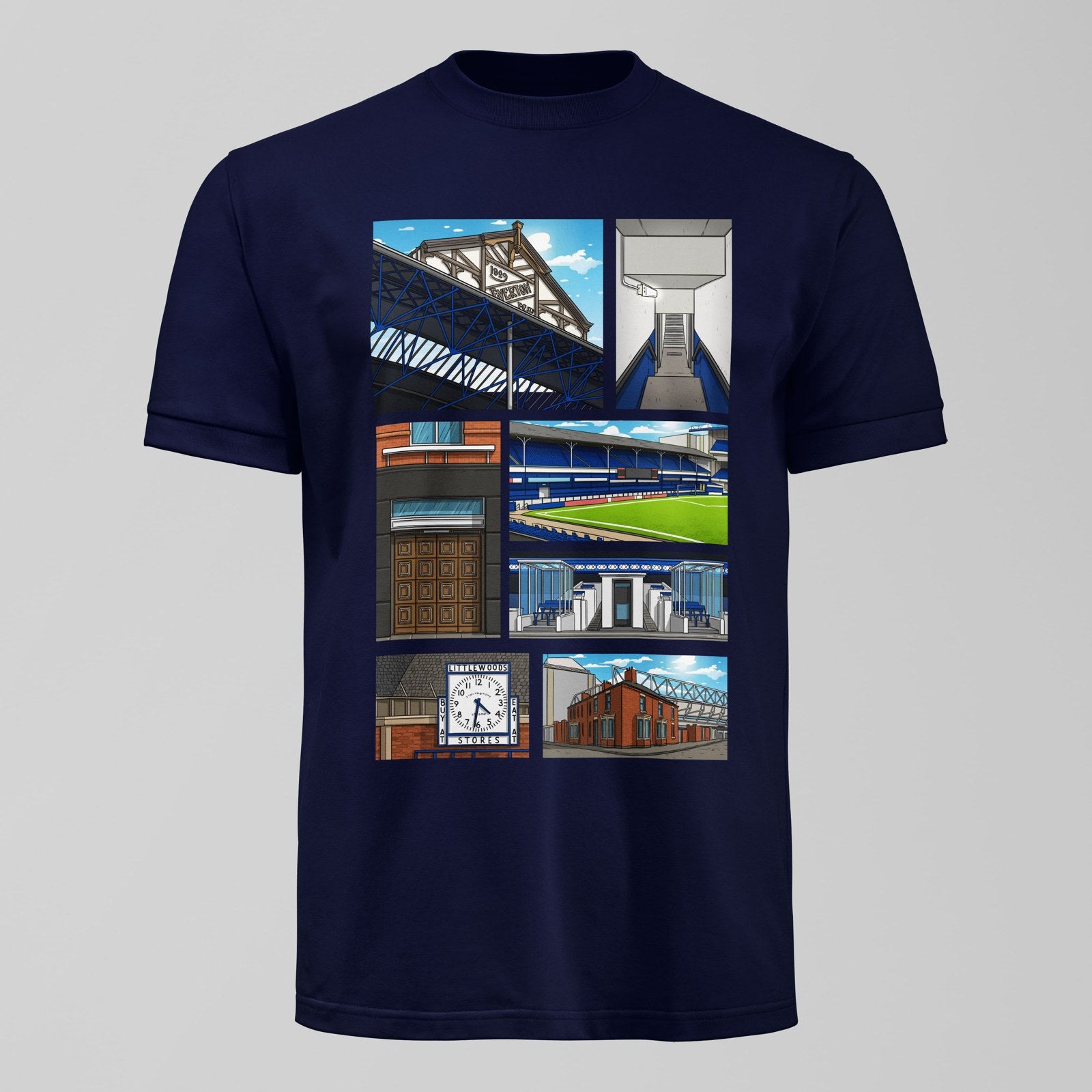 Goodison Park Memory Lane T-Shirt