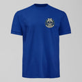 Born Not Manufactured Small Design T-Shirt, alternate view. An Everton fan design by Forever Everton.