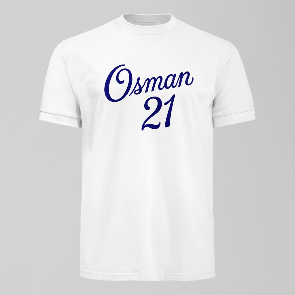 Osman 21 T-Shirt. An Everton fan design by Forever Everton.