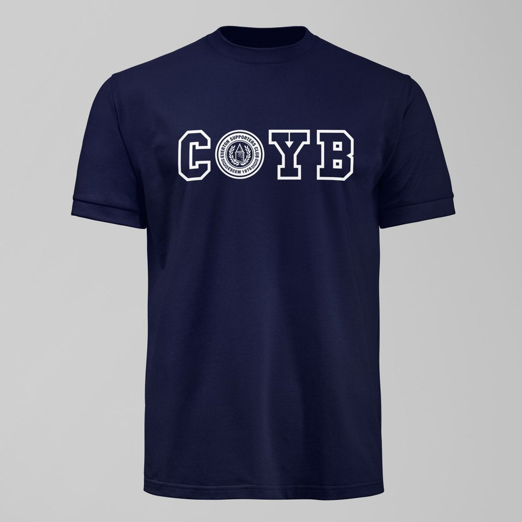 ESCEM - COYB Dark T-Shirt. An Everton fan design by Forever Everton.
