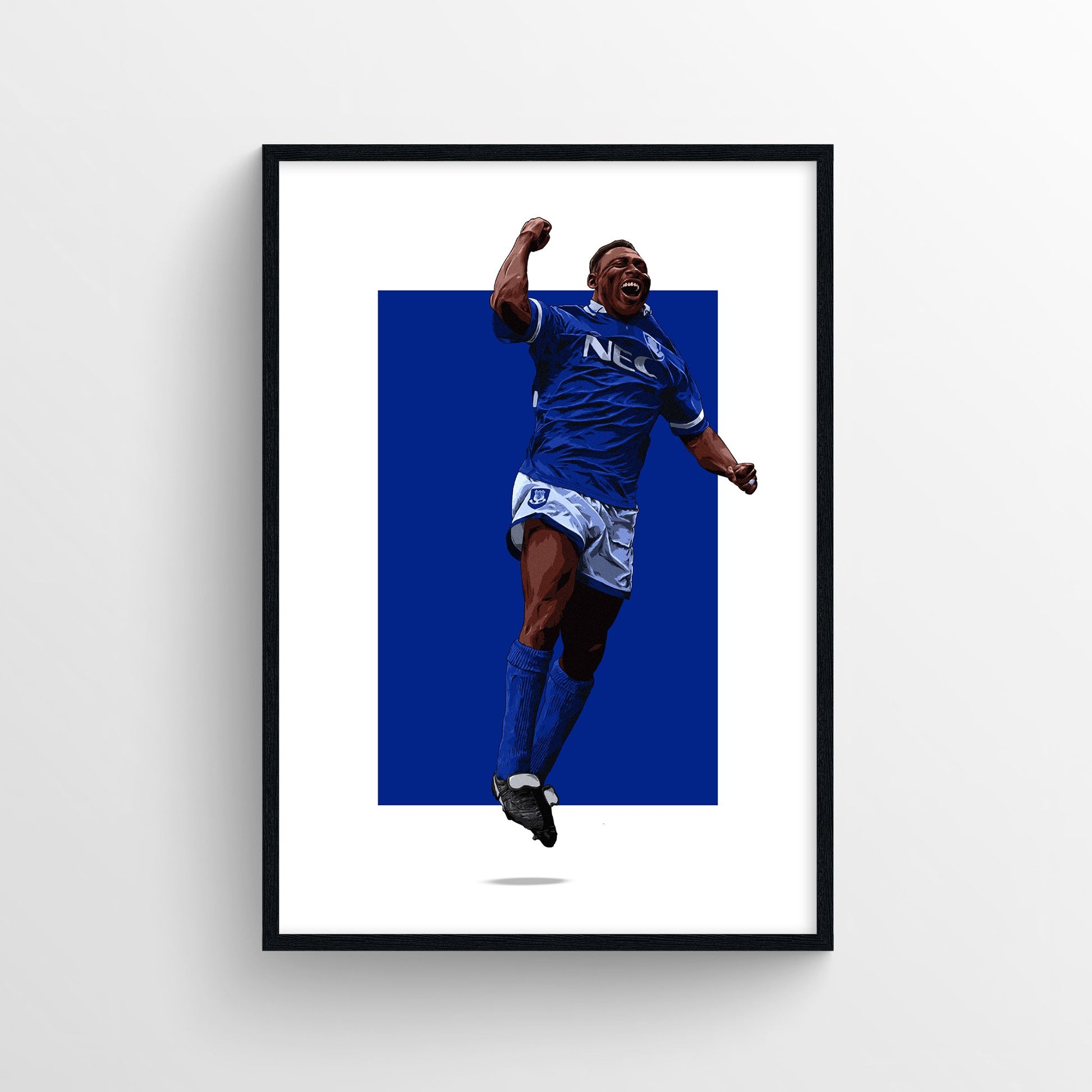 Daniel Amokachi Everton Print - the FA Cup Sub that never was! - Forever Everton