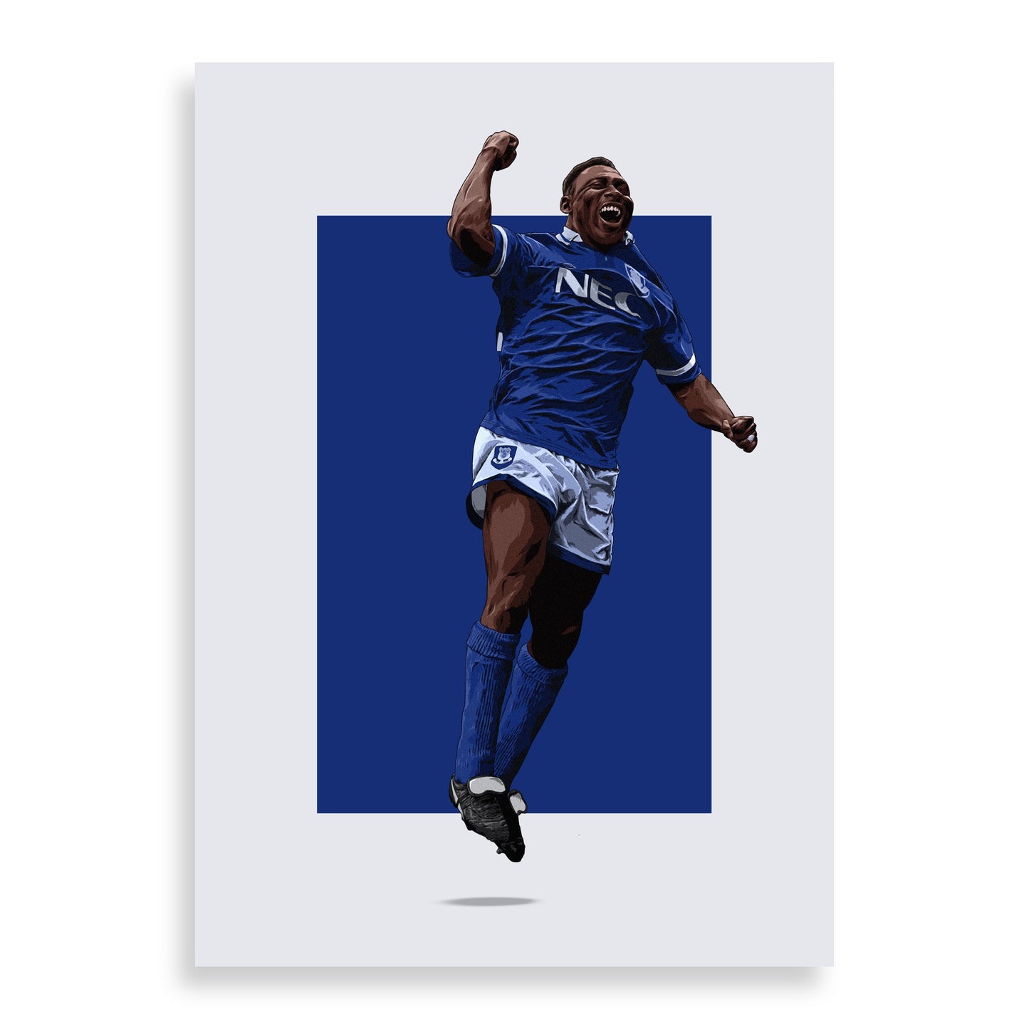 Daniel Amokachi Everton Print - the FA Cup Sub that never was! - Forever Everton