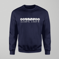 Everton Dark Archibald Leitch White Design Jumper in Navy by Forever Everton