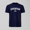 Dark Everton College White Design T-Shirt - Forever Everton