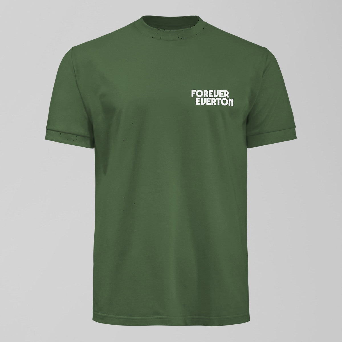 Kids Dark Forever Everton Small Logo White Design T-Shirt in Green by Forever Everton