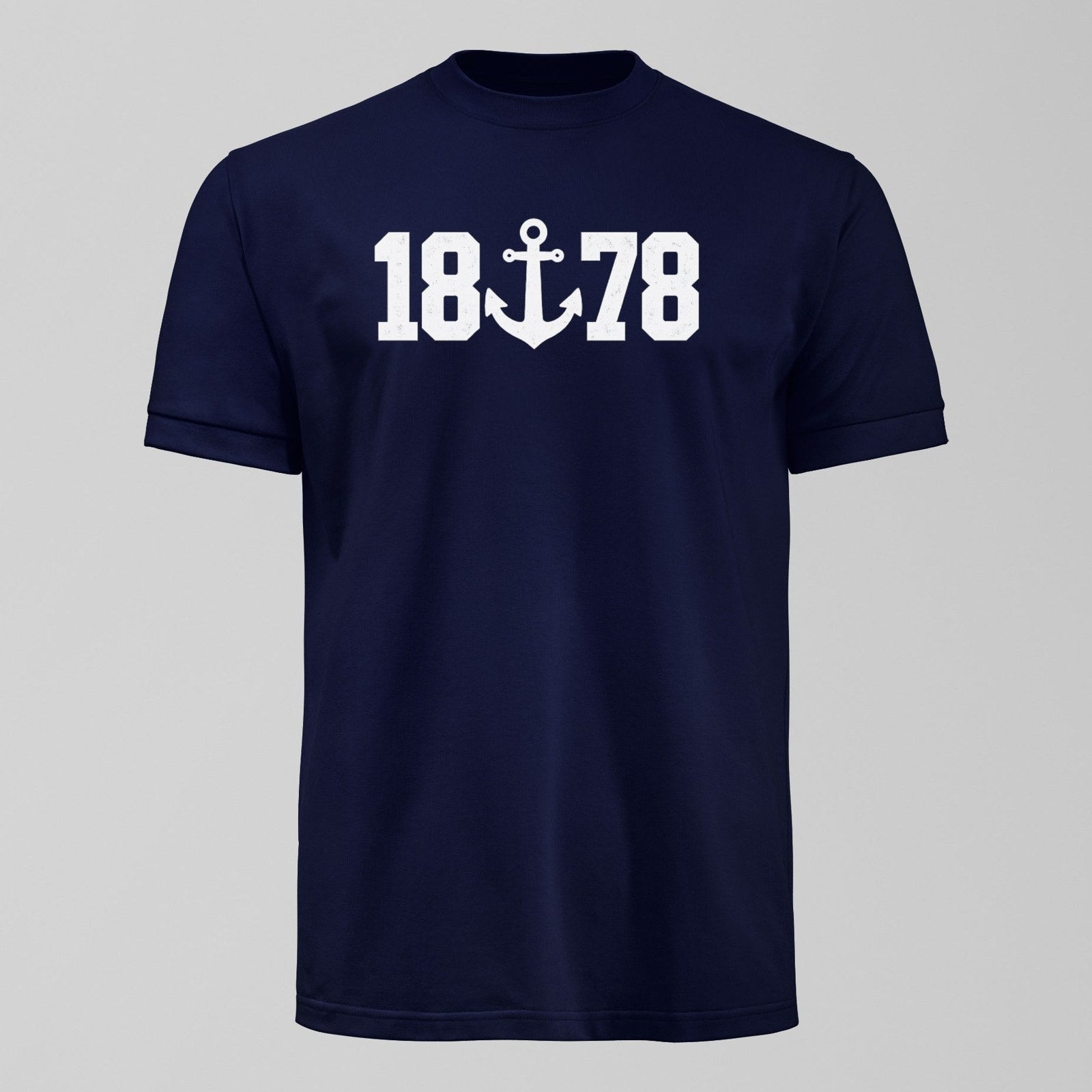 1878 Dock T-Shirt, alternate view. An Everton fan design by Forever Everton.