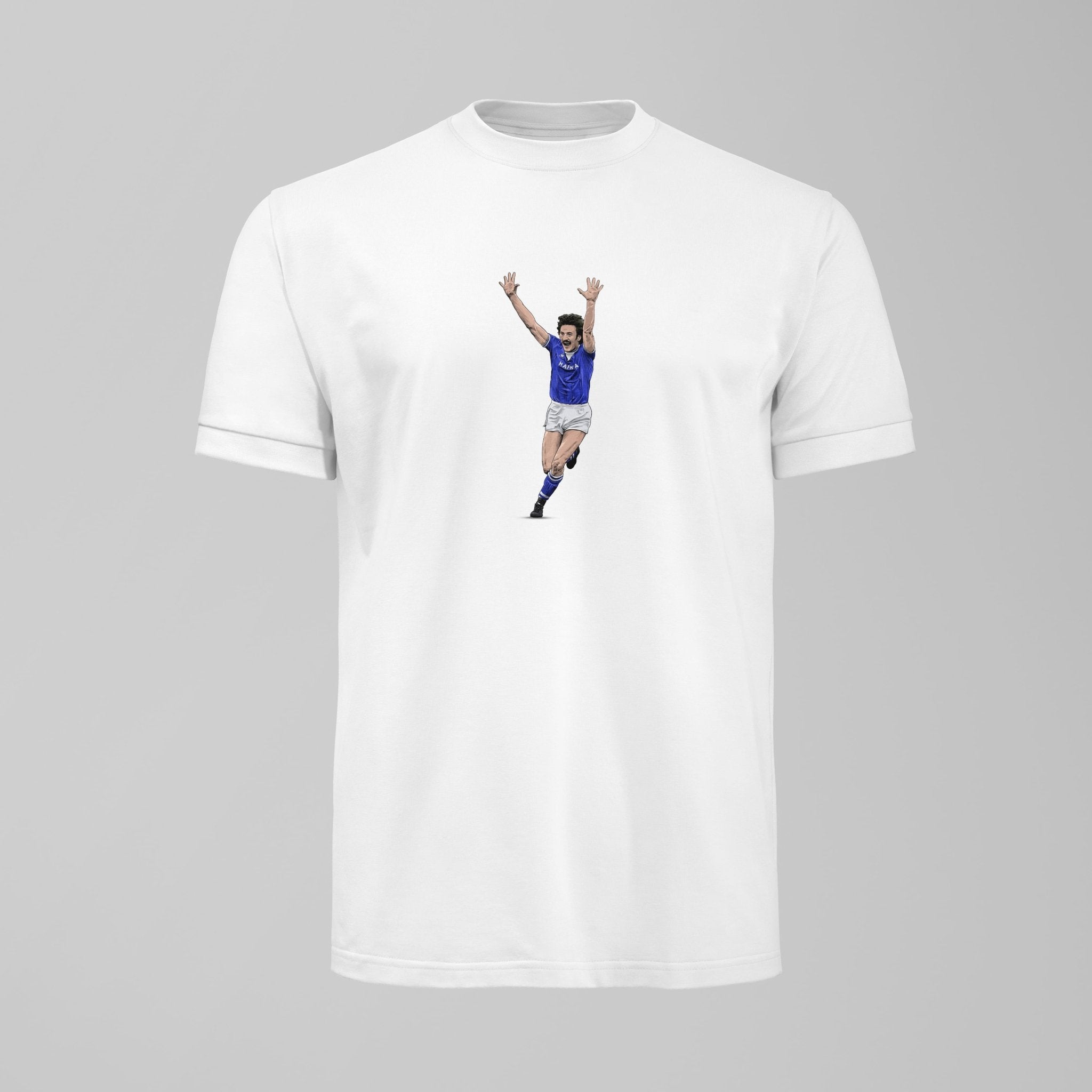 Derek Mountfield 85 - Everton Tshirt - Forever Everton