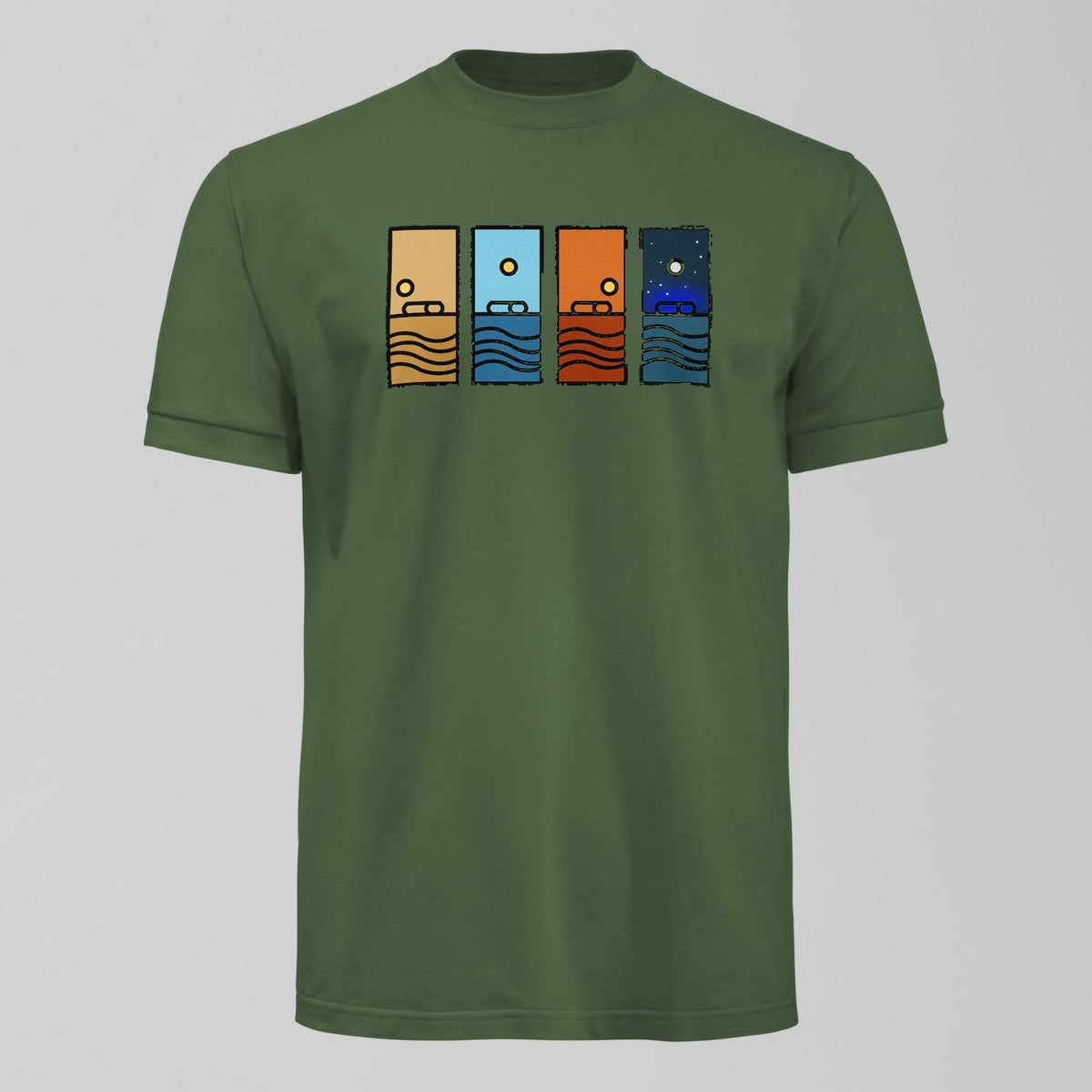 Dockside Days T-Shirt in Green by Forever Everton