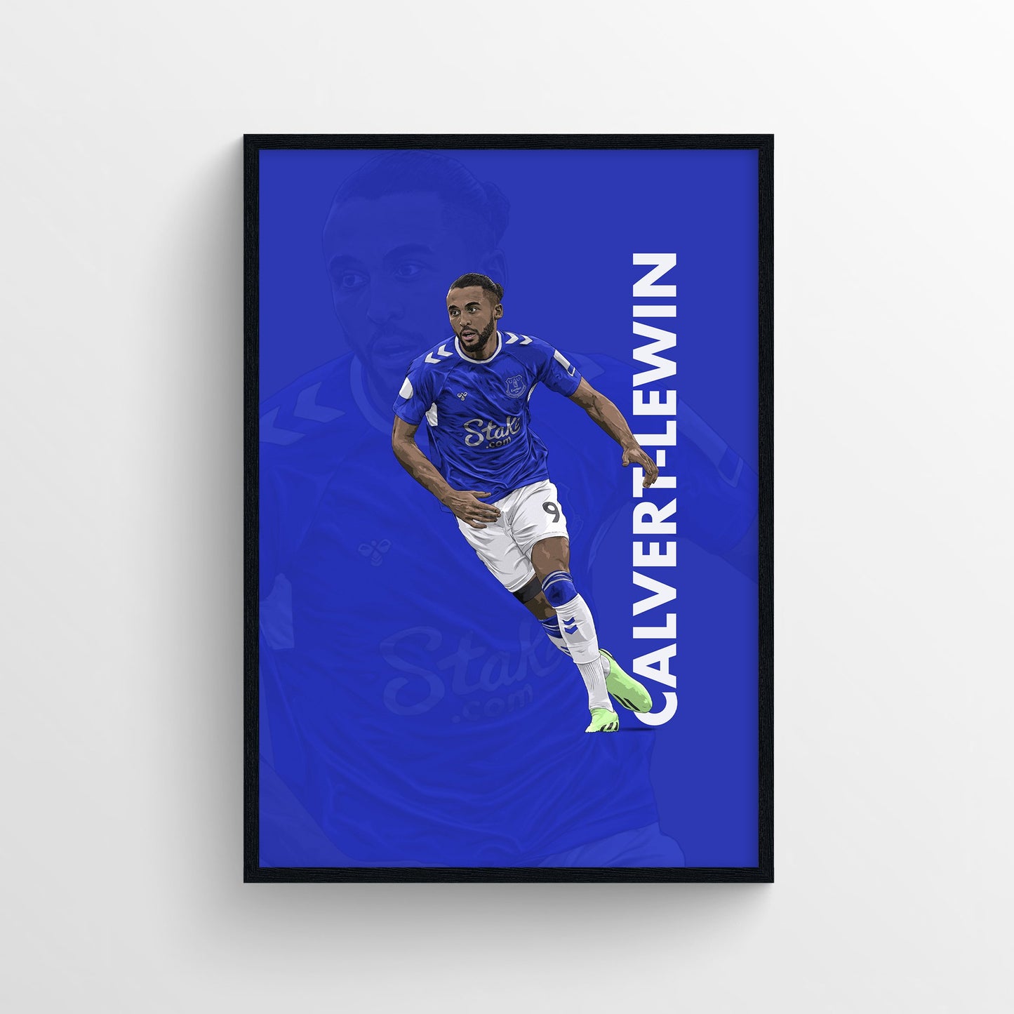 Dominic Calvert-Lewin Everton Print - 22/23 Season First XI - Forever Everton