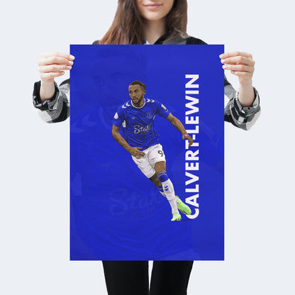 Dominic Calvert-Lewin Everton Print - 22/23 Season First XI - Forever Everton