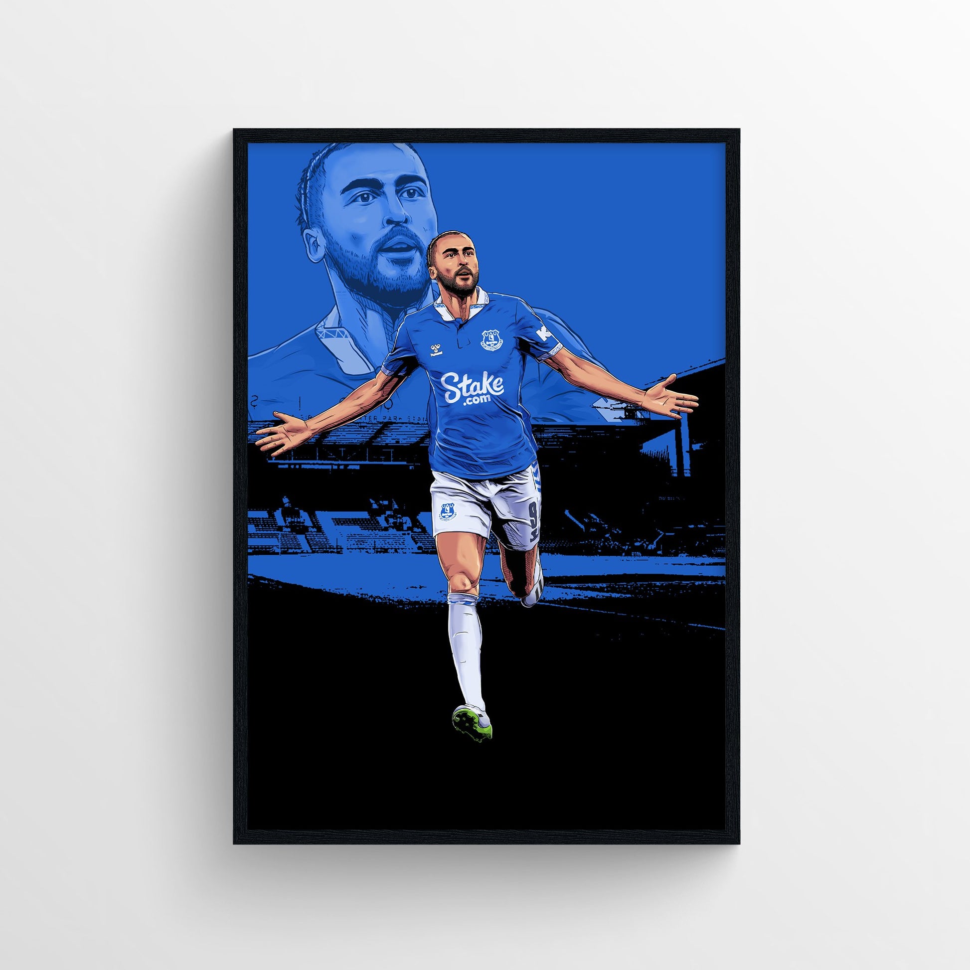 Dominic Calvert-Lewin Everton Print - 23/24 Season - Forever Everton