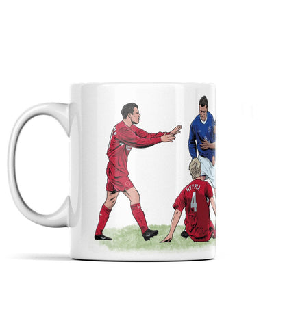 Duncan Ferguson - Versus Hyypia - Mug - Forever Everton