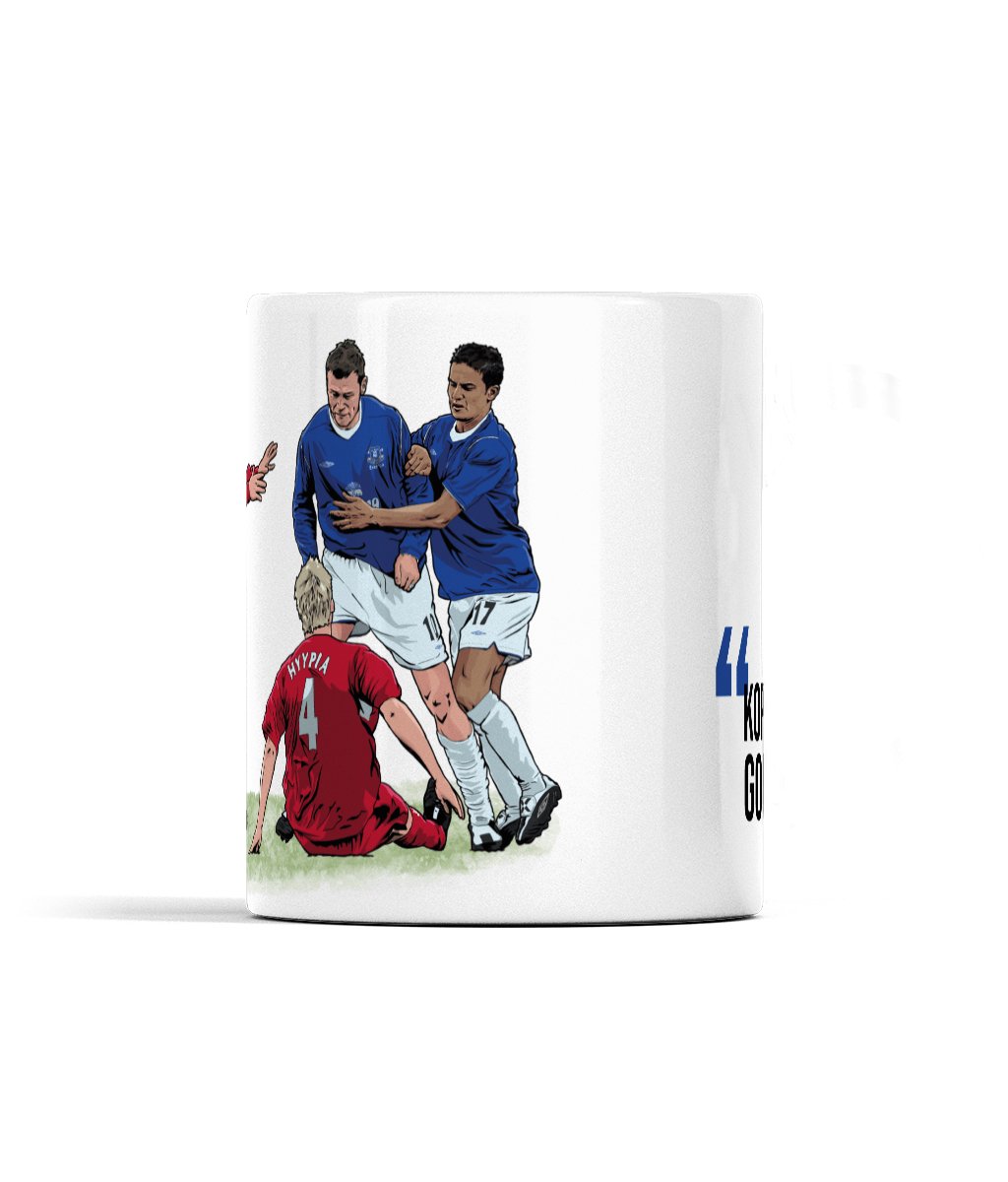 Duncan Ferguson - Versus Hyypia - Mug - Forever Everton